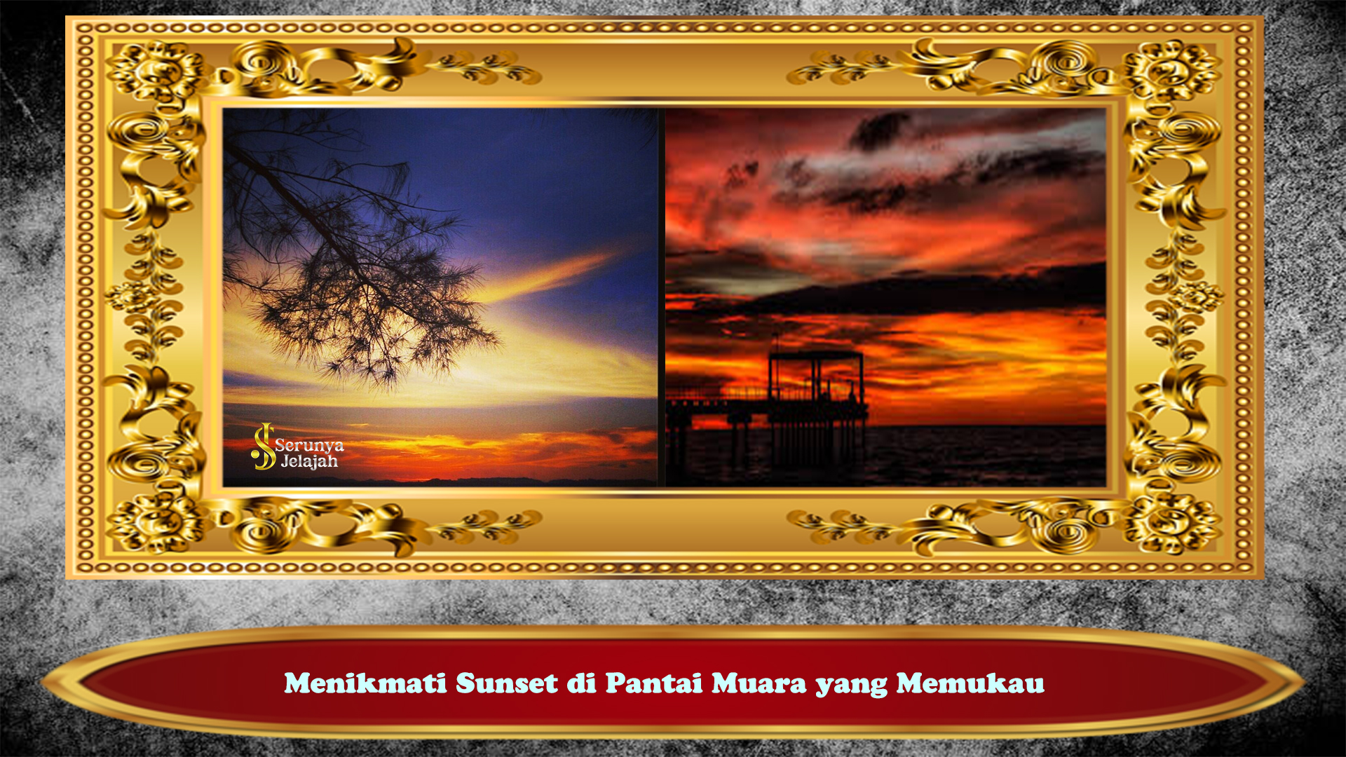 Menikmati Sunset di Pantai Muara yang Memukau